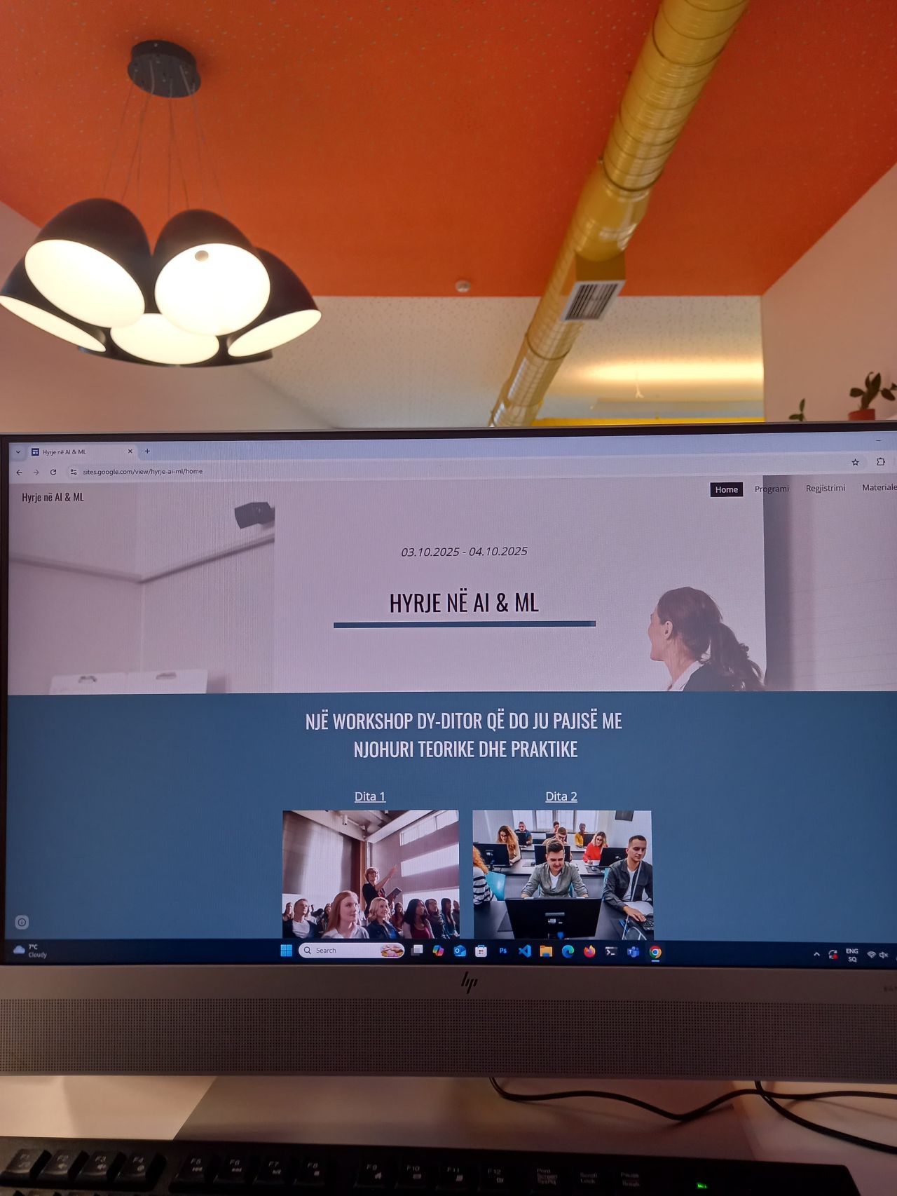 Two day 'Introduction to AI and ML' workshop in Korçë 4